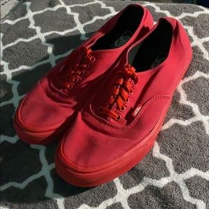 Size 10 men’s red vans